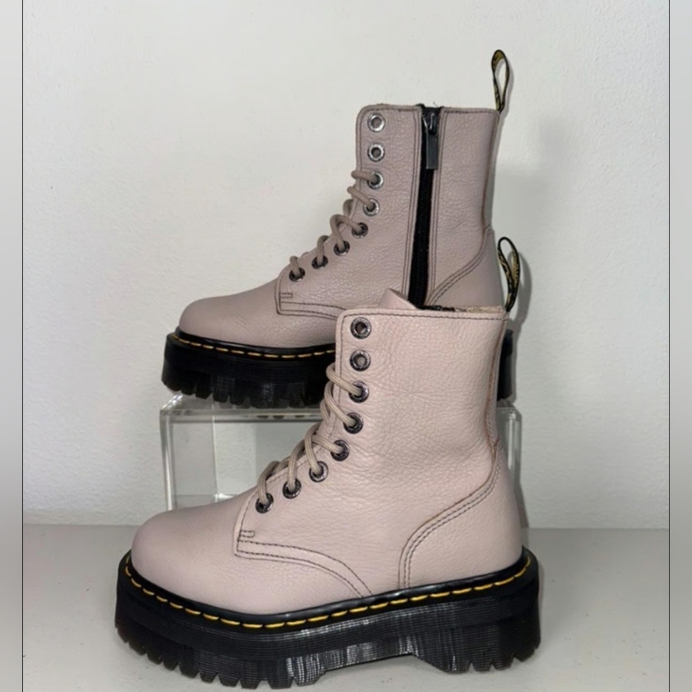 Dr. Martens Light Pink Combat Boots